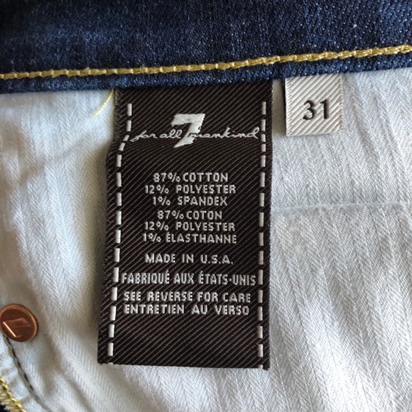 7 FOR ALL MANKIND WOMENS BOOTCT JEANS SIZE 31 - Picture 5 of 5